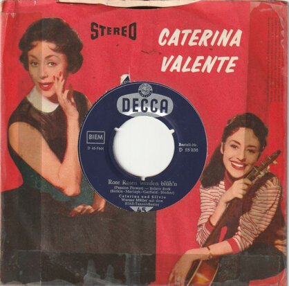 Caterina Valente - Sonnenschein + Rote rosen werden bluh'n (Vinylsingle)