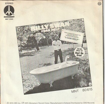 Billy Swan - Everything's the same + Overnite (Vinylsingle)