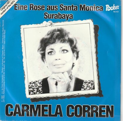 Carmela Corren - Eine rose aus Santa Monica + Surabaya (Vinylsingle)