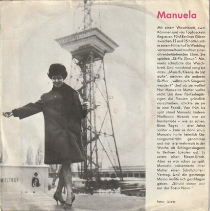 Manuela - Schuld war nur der Bossa Nova + Si si Capitano (Vinylsingle)