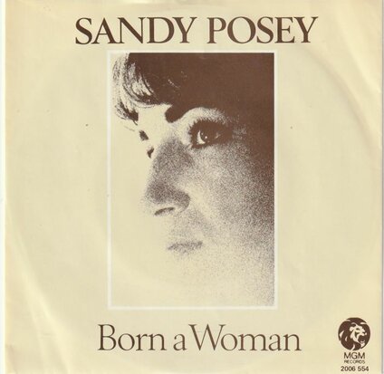 Sandy Posey - Born a woman + Blue is my best color (Vinylsingle)