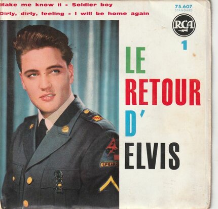 Elvis Presley - Le Retour D'Elvis 1 (EP) (Vinylsingle)