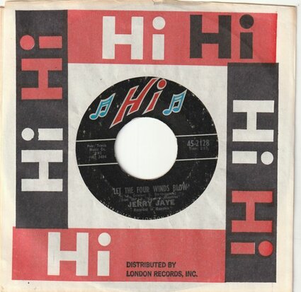Jerry Jaye - Let The Four Winds Blow + Singing The Blues (Vinylsingle)