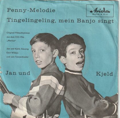 Jan & Kjeld - Tingelingeling , mein banjo singt + Penny melodie (Vinylsingle)