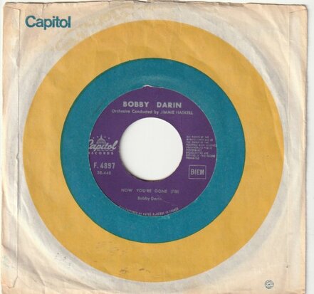 Bobby Darin - You're the reason I'm living + Now you're gone (Vinylsingle)