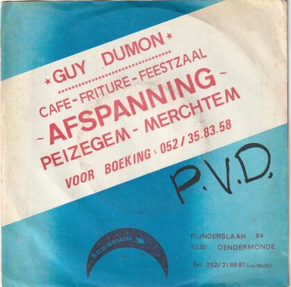 Guy Dumon - AVakantiedromen + Vergeven,Vergeten En Voorbij (Vinylsingle)