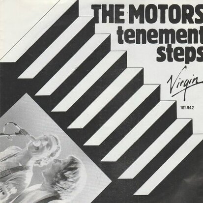 Motors - Tenement steps + Here comes the hustler (Vinylsingle)