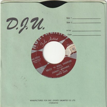 Johnny Edwards and the White Caps - Rock 'n Roll Saddles + Why'd You Leave Me? (Vinylsingle)
