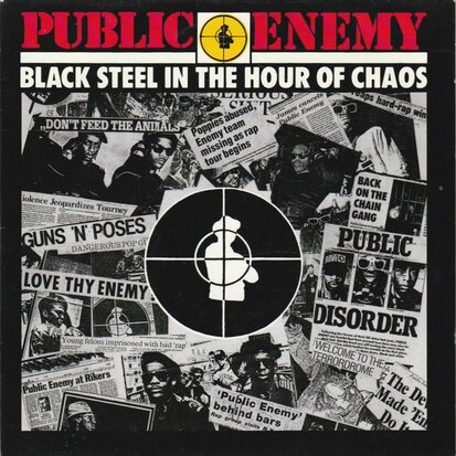 Public Enemy - Black Steel In The Hour Of Chaos + Caught, Can We Get A Witness (Vinylsingle)
