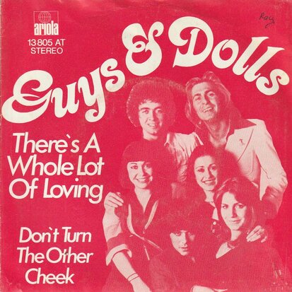 Guys 'n' Dolls - There's a whole lot of loving + Don't turn.. (Vinylsingle)