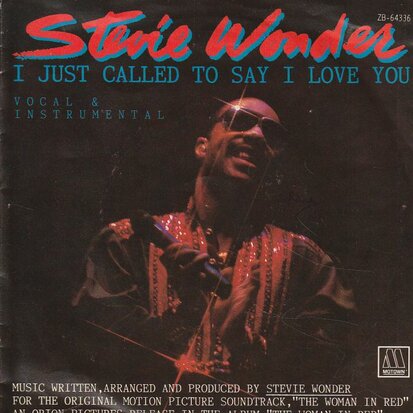 Stevie Wonder - I just called to say I love you + (instr.) (Vinylsingle)