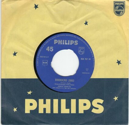 Anneke Gronloh - Brandend zand + Trommel van Bahia (Vinylsingle)