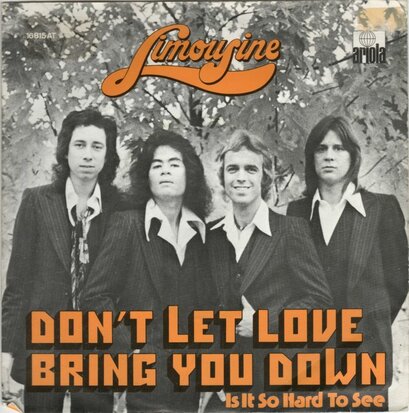 Limousine - Don't let it bring you down + Is it so hard to see (Vinylsingle)