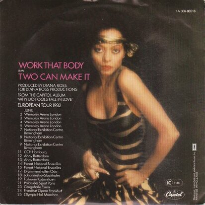 Diana Ross - Work that body + Two can make it (Vinylsingle)