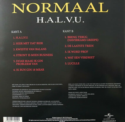 NORMAAL - H.A.L.V.U. -COLOURED (Vinyl LP)