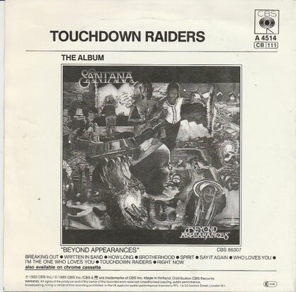Santana - Say it again + Touchdown raiders (Vinylsingle)