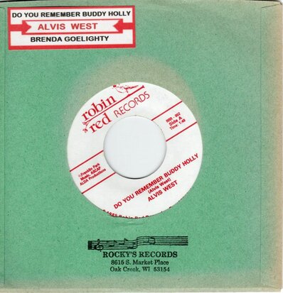 Alvis West - Do You Remember Buddy Holly + Brenda Goelightly (Vinylsingle)