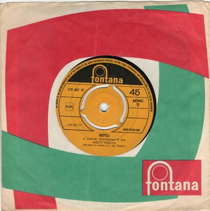 Annette Verheyen - Napoli + Havenlicht (Vinylsingle)