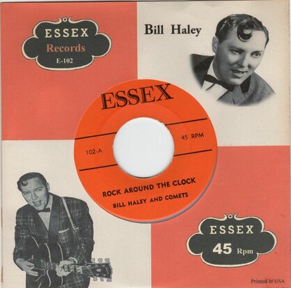 Bill Haley - Rock around the clock + Crazy Man Crazy (Vinylsingle)