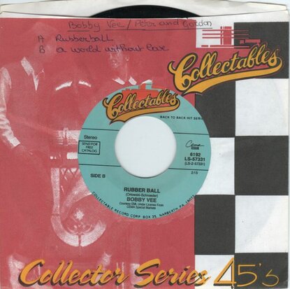 Bobby Vee / Peter & Gordon - Rubber ball + Punish Her (Vinylsingle)