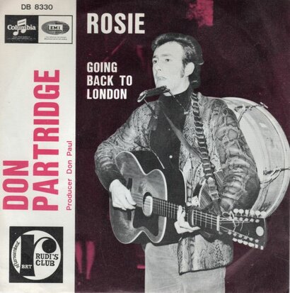 Don Partridge - Rosie + Going back to London (Vinylsingle)