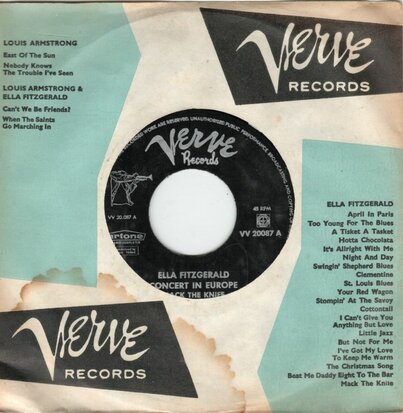Ella Fitzgerald - Mack the knife + Don' cha go' way mad (Vinylsingle)