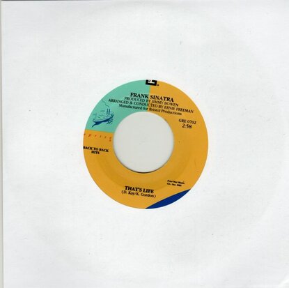 Frank Sinatra - That's life + My Kind of town (Vinylsingle)