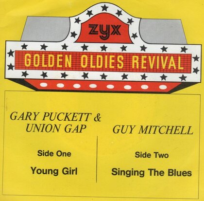 Gary Puckett / Guy Mitchell - Young girl + Singing the blues (Vinylsingle)