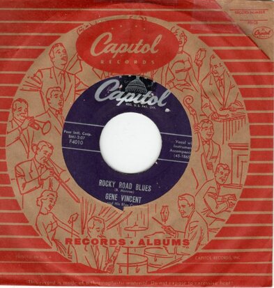 Gene Vincent - Rocky Road Blues + Yes I Love You, Baby (Vinylsingle)