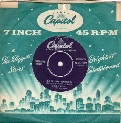 Gene Vincent - Walkin' Home From School + I Got A Baby (Vinylsingle)