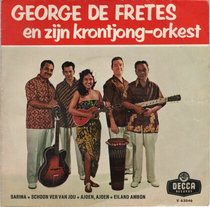 George de Fretes - George De Fretes En Zijn Krontjong-Orkest (EP) (Vinylsingle)