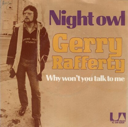 Gerry Rafferty - Night owl + Why won't you talk to me (Vinylsingle)