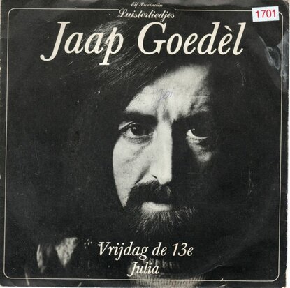 Jaap Goedel - Vrijdag De 13e + Julia (Vinylsingle)