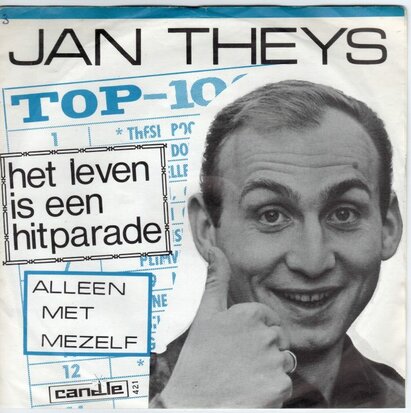 Jan Theys - Het Leven Is Een Hit-Parade + Alleen Met Mezelf (Vinylsingle)