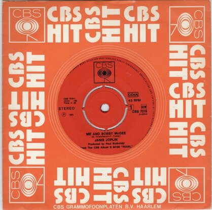Janis Joplin - Me and Bobby McGee + Half moon (Vinylsingle)