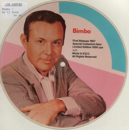 Jim Reeves - Bimbo + He'll have to go (Vinylsingle)