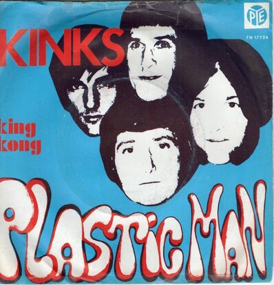 Kinks - Plastic man + King kong (Vinylsingle)