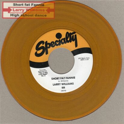 Larry Williams - Short Fat Fanny + High School Dance (Vinylsingle)