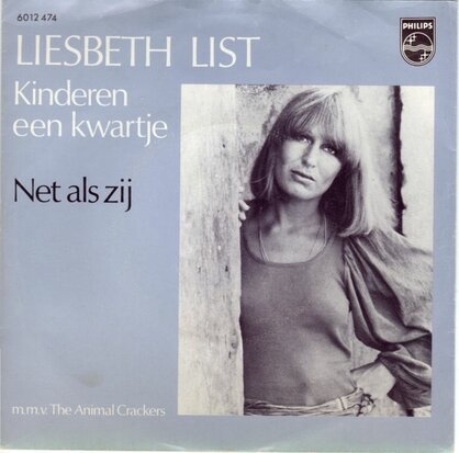 Liesbeth List - Kinderen een kwartje + Net als jij (Vinylsingle)