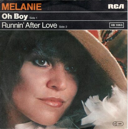 Melanie - Oh Boy + Runnin' After Love (Vinylsingle)