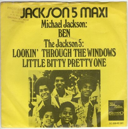 Michael Jackson - Ben + Lookin' through the windows + Little bitty pretty one (Vinylsingle)