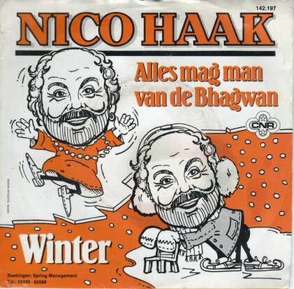 Nico Haak - Alles mag man van de Bhagwan + Winter (Vinylsingle)