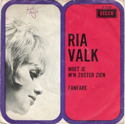 Ria Valk - Dan moet je me zuster zien + De fanfare (Vinylsingle)