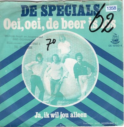 Specials - Oei, Oei, De Beer Is Los + Ja, Ik Wil Jou Alleen (Vinylsingle)