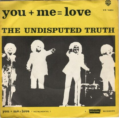 Undisputed Truth - You + Me = Love + (Instrumental) (Vinylsingle)