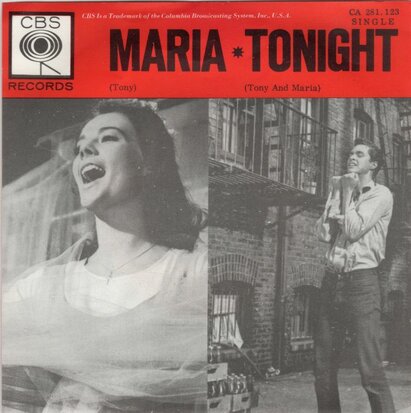 West Side Story - Maria + Tonight (Vinylsingle)