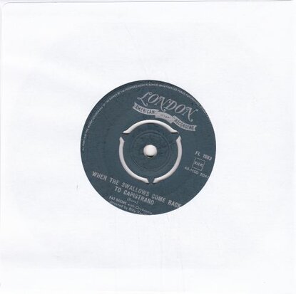 Pat Boone - April love + When the swallows come back (Vinylsingle)