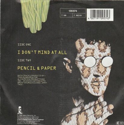 Bourgeois Tagg - I don't mind at all + Pencil & Paper (Vinylsingle)