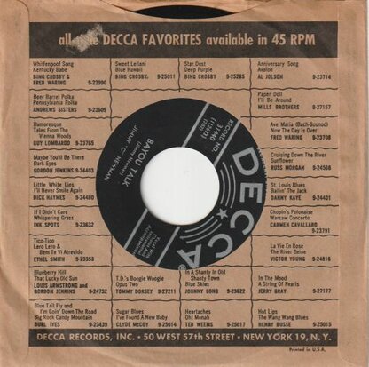Jimmy Newman - I may fall again + Bayou Talk (Vinylsingle)