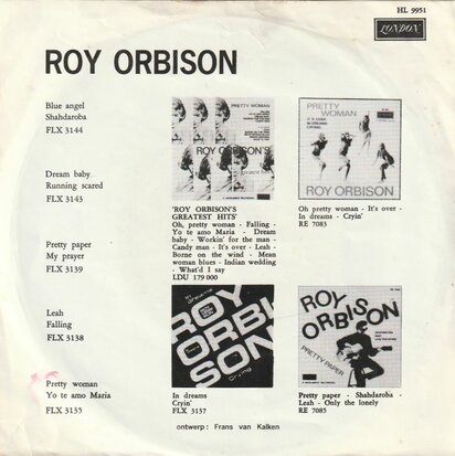 Roy Orbison - Goodnight + Only with you (Vinylsingle)